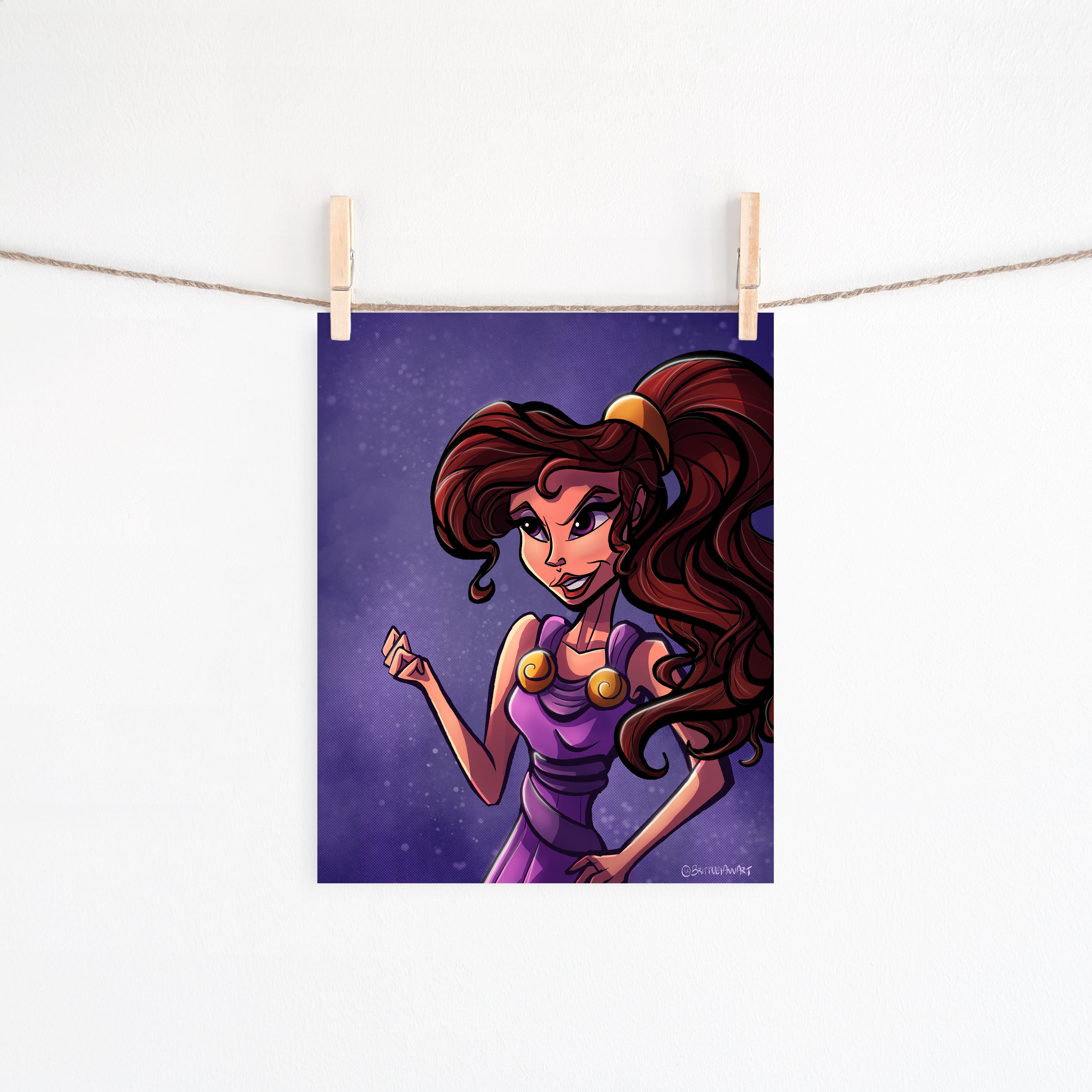 Meg Hercules Art Print