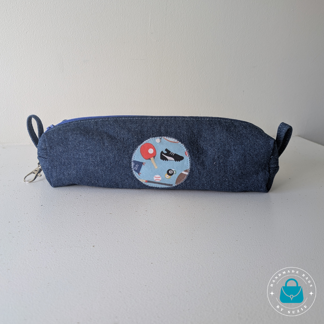 Denim Sport Pencil Case