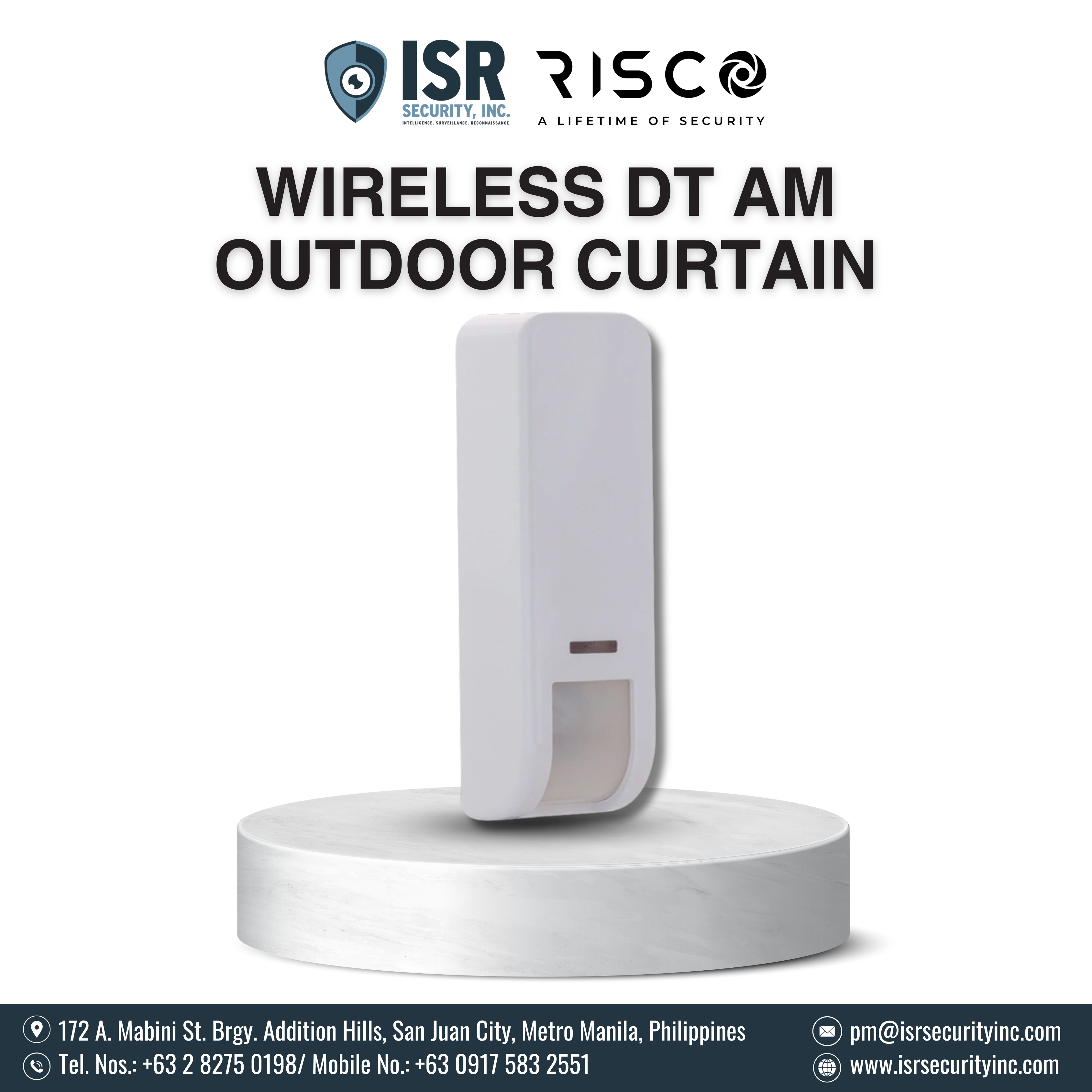 Risco - Wireless DT AM Outdoor Curtain
