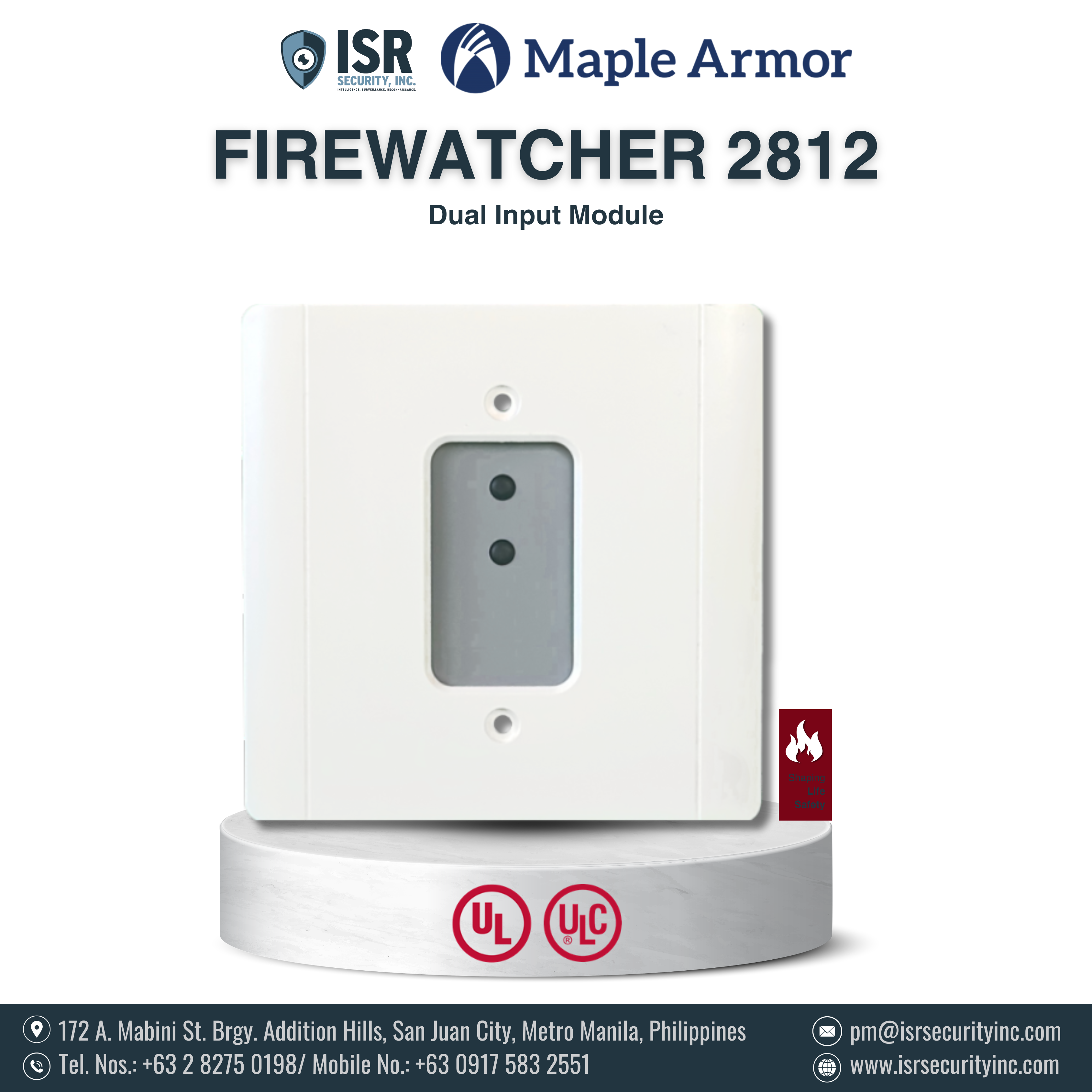 Maple Armor Fire Watcher 2812 - Dual Input Module