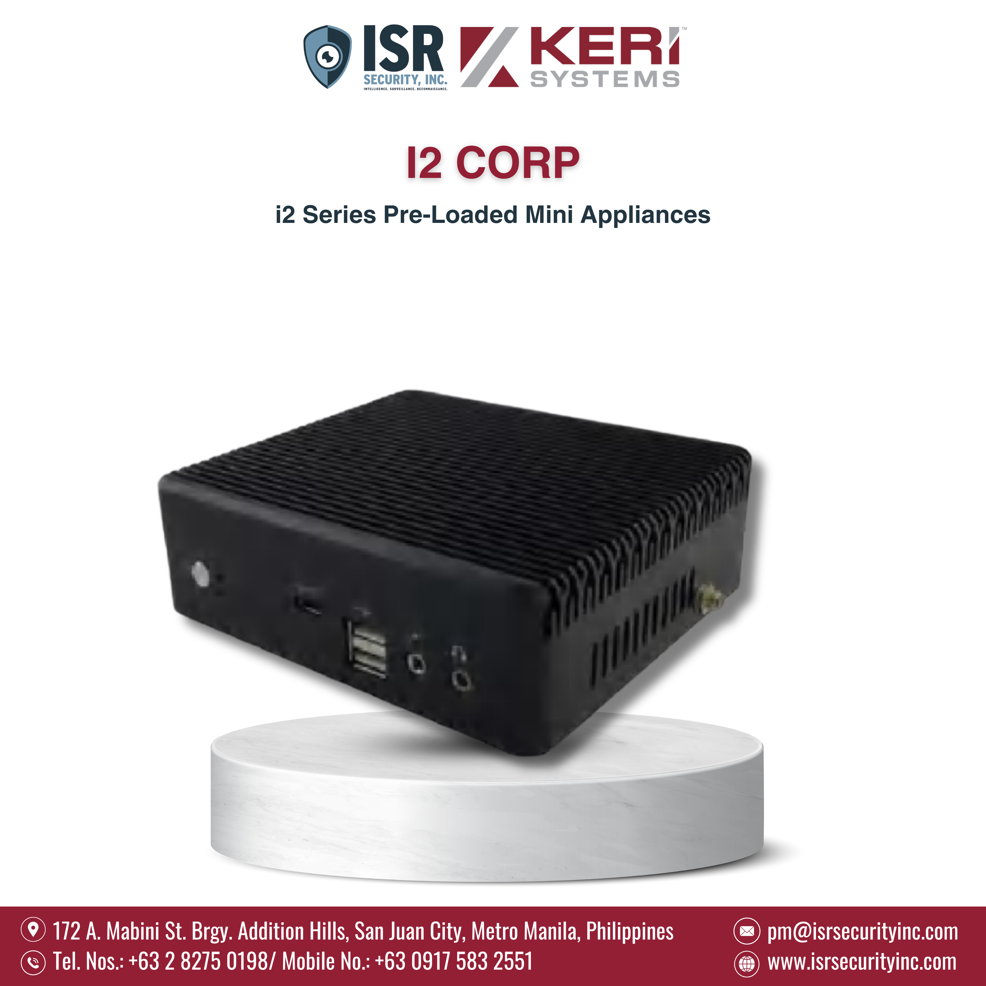 Keri Systems - I2 Corp - I2 Series Pre-Loaded Mini Appliances 