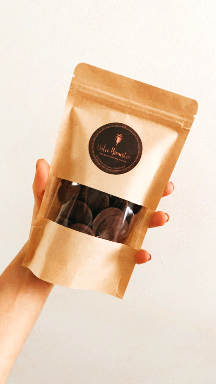 Monedas de chocolate 58% cacao sin azúcar