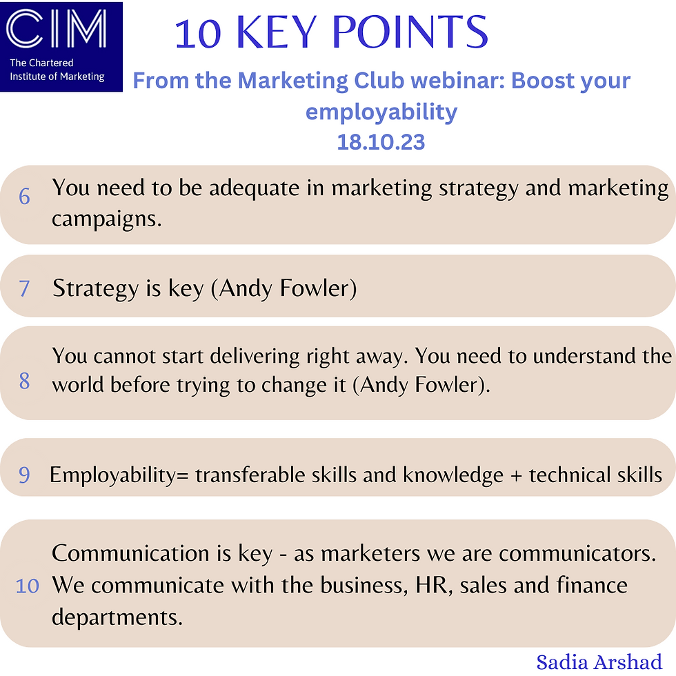 Review of marketing club