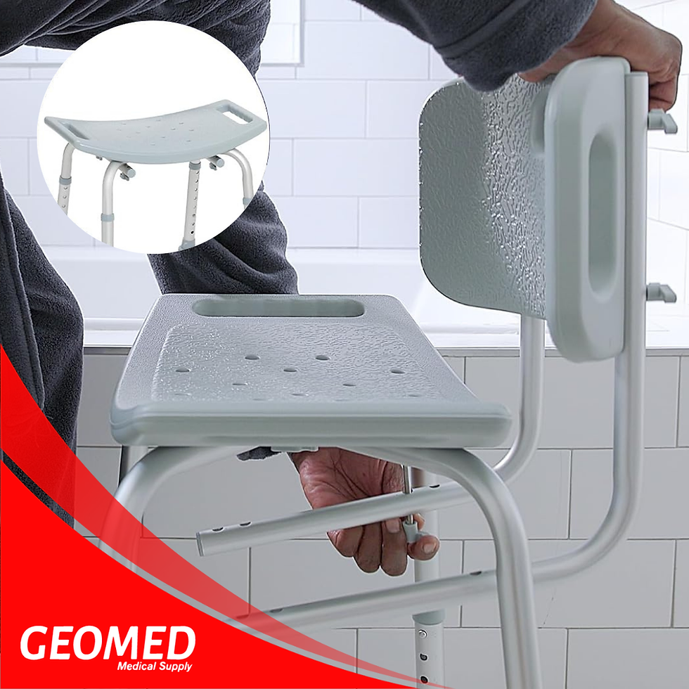 Miniatura: Silla de baño para adulto con respaldar