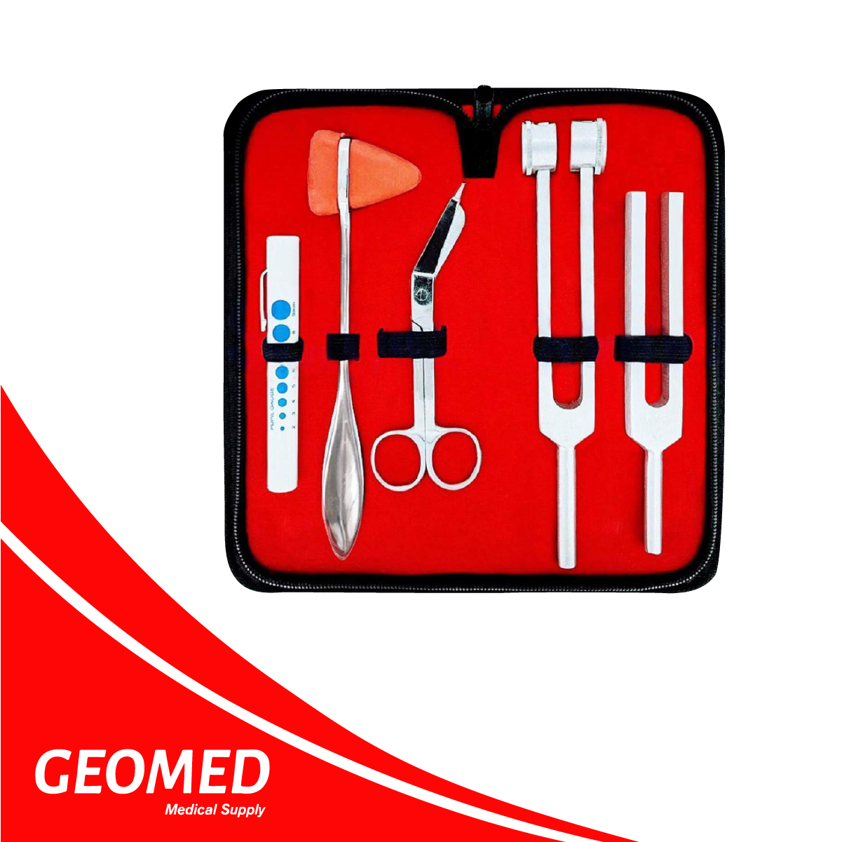 Kit de percusión táctico plateado (5 pcs.)