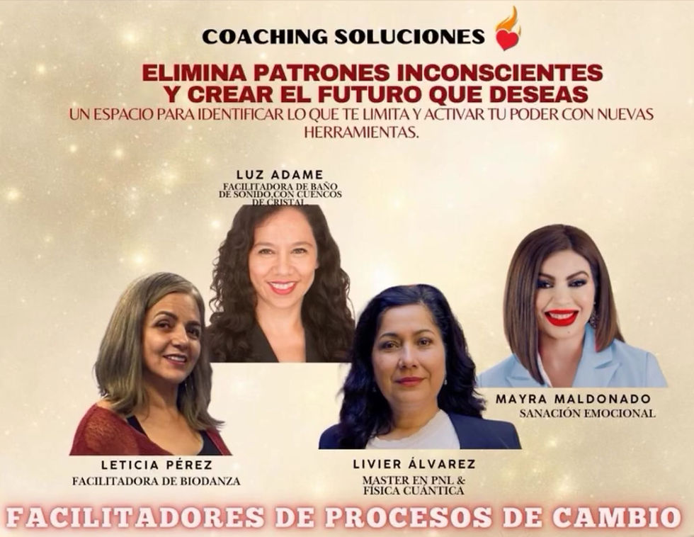 Coaching Soluciones - Elimina Patrones Inconscientes y Crear El Futuro Que Deseas