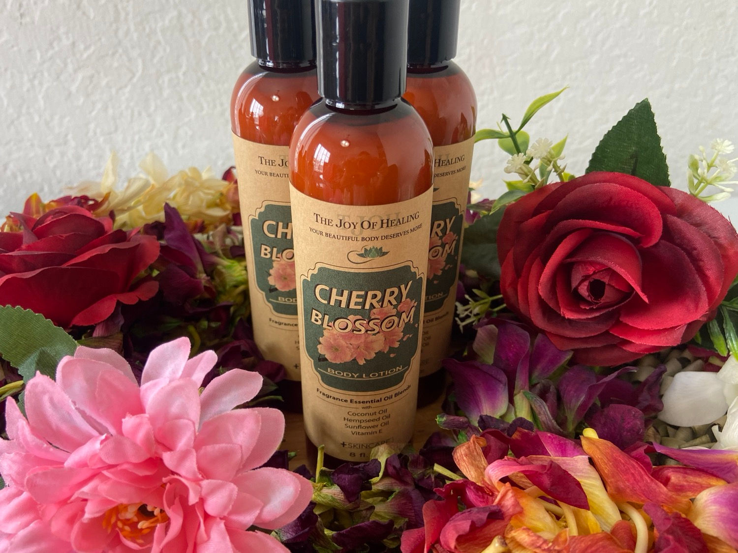 Cherry  Blossom  Moisture Rich Body Lotion 8 oz