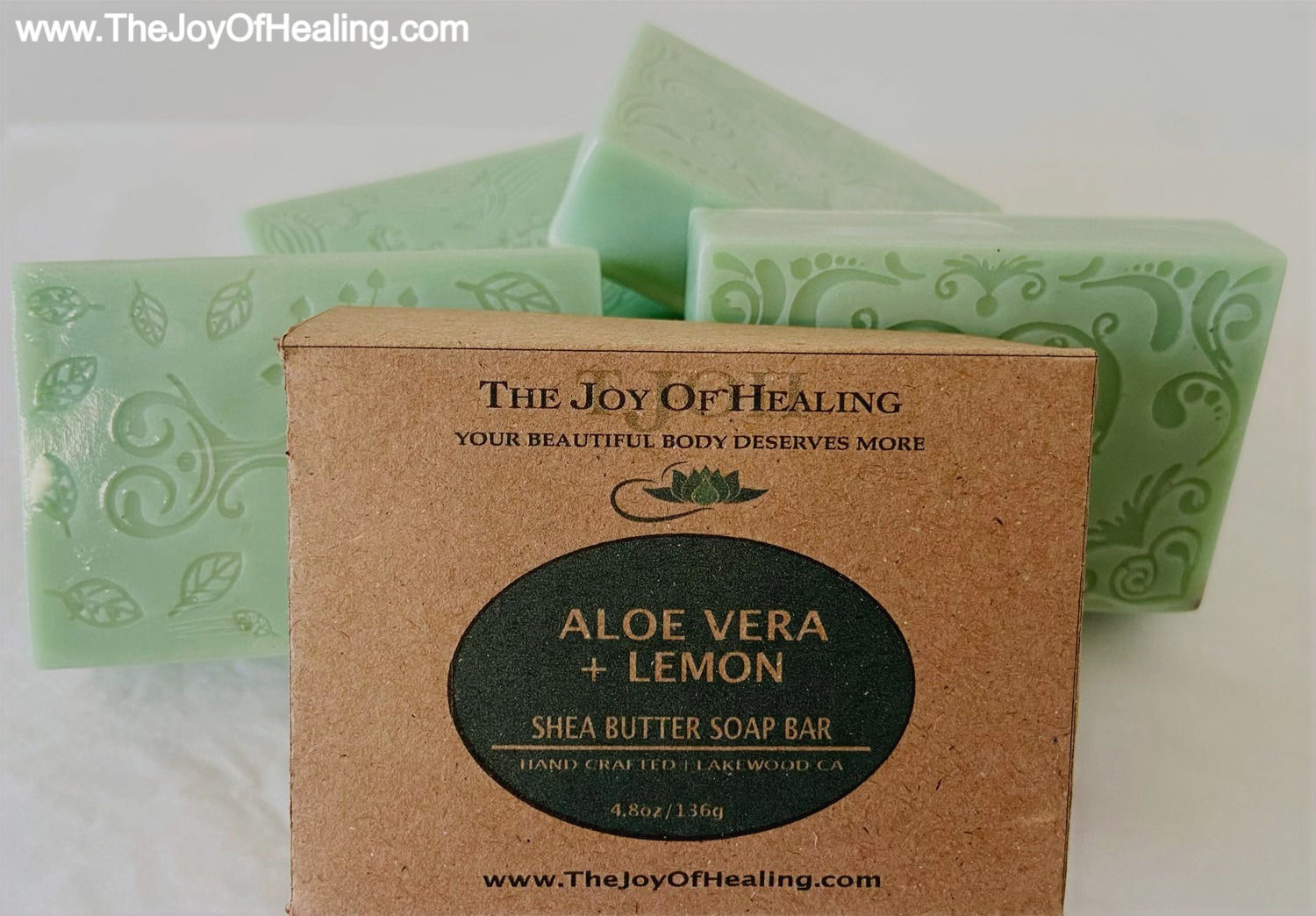 Aloe Vera Lemon Shea Butter Handmade Soap