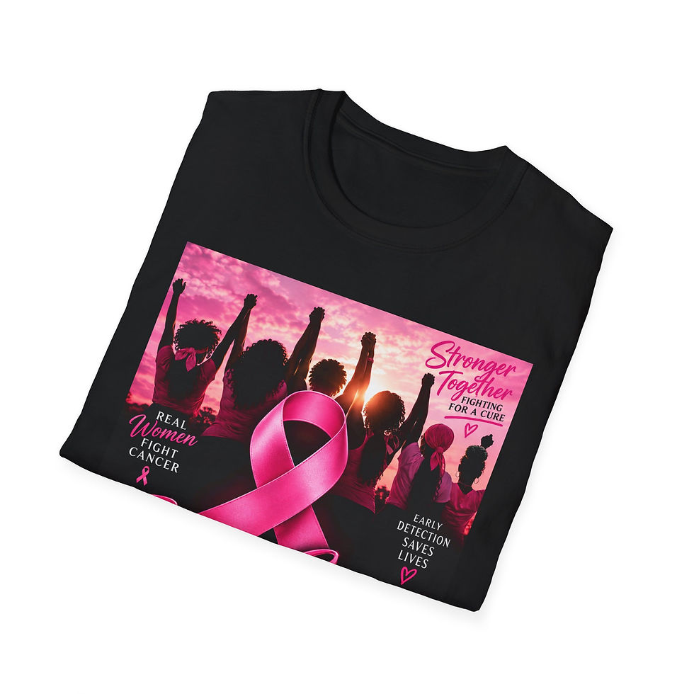 Thumbnail: Breast Cancer Awareness T-Shirt – Pink Ribbon Support Tee