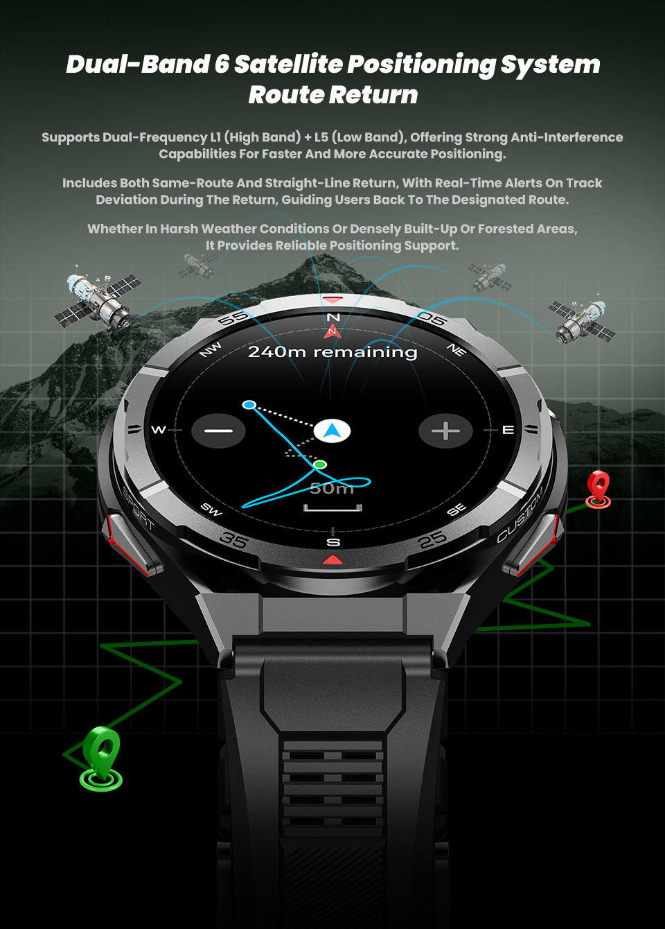 Thumbnail: 2026 new smart watch 1.43-inch high-definition AMOLED screen supports Bluetooth 