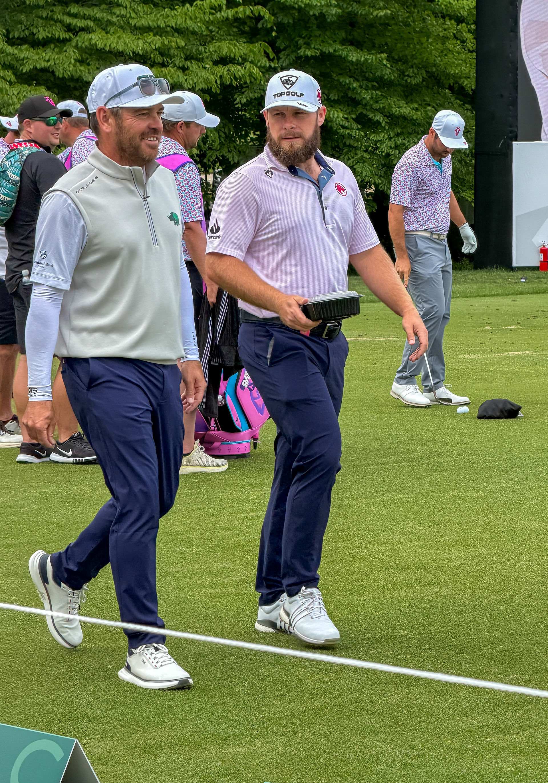Branden Grace und Tyrrell Hatton