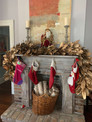 Painted Gold Magnolia Garland.JPEG