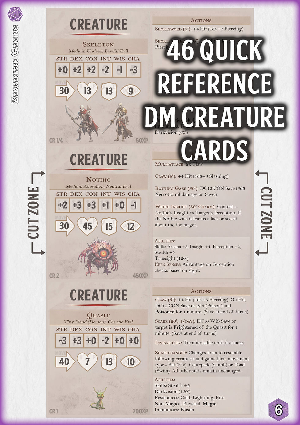 Thumbnail: D&D Lost Mine of Phandelver Printable Paper Minis and DM Card Super Bundle