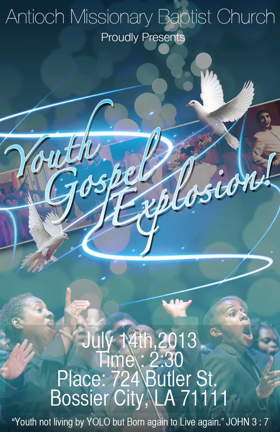Gospel Explosion Flyer