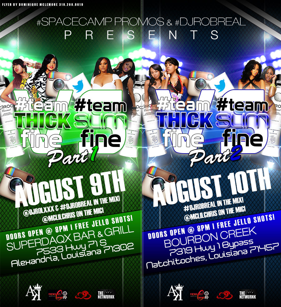 Team Slim VS Thick Fine Flyer