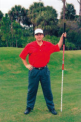 Neck stretch left address