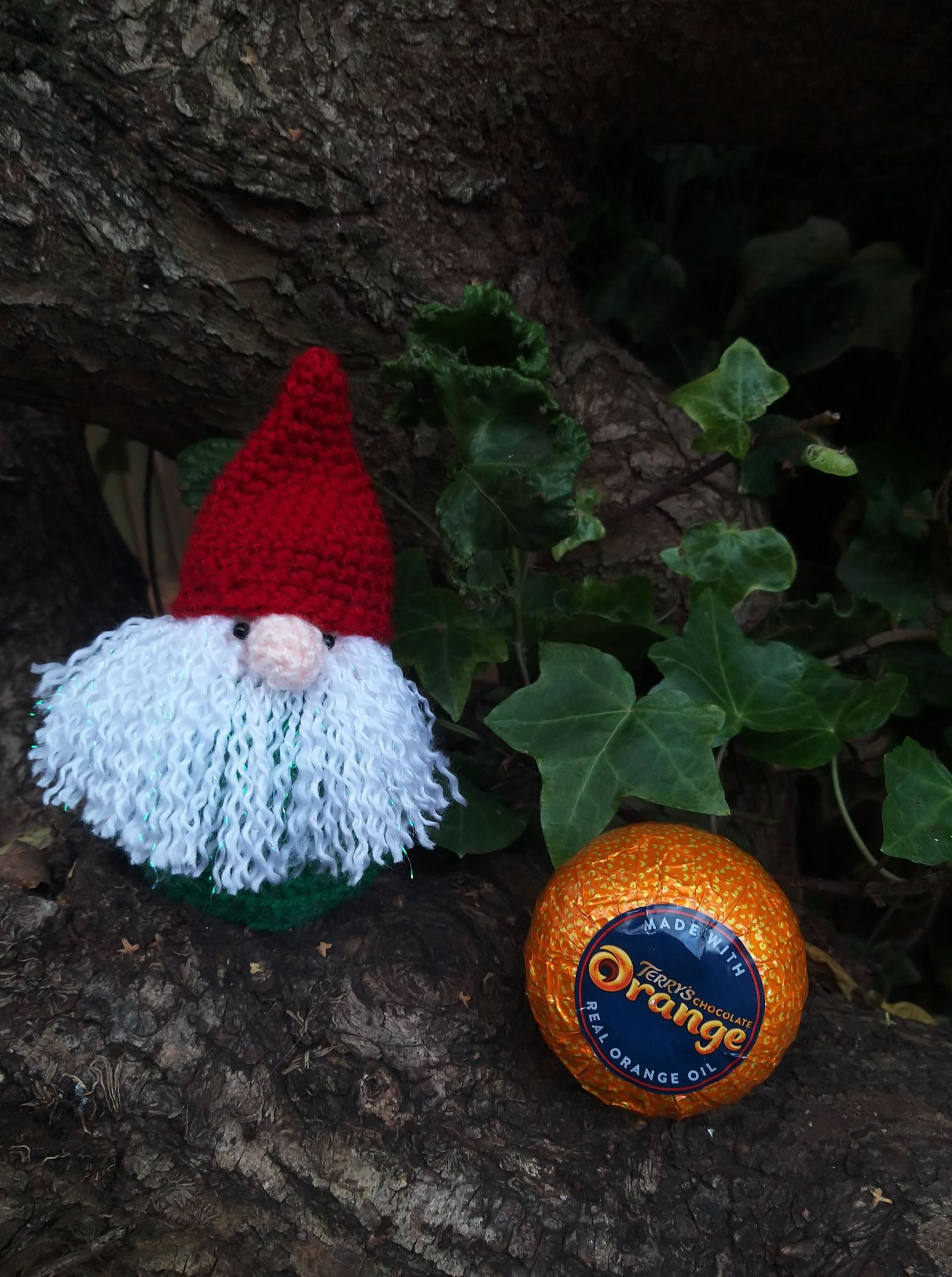 Gnome Chocolate Orange cover crochet pattern