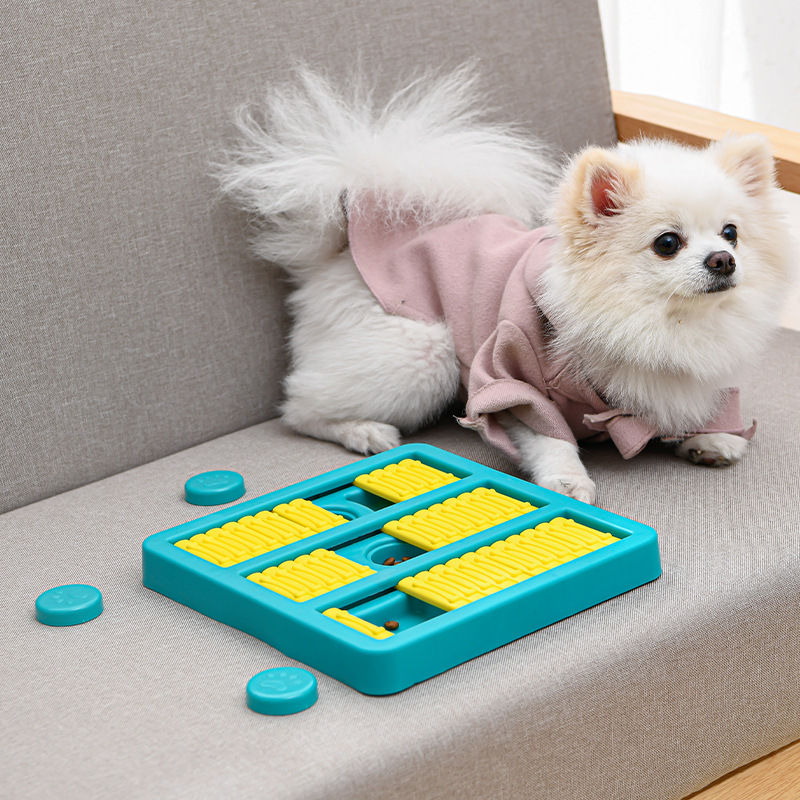 Interactive Brain Games Dog Puzzle - Mental Stimulation Treat Dispenser Toy