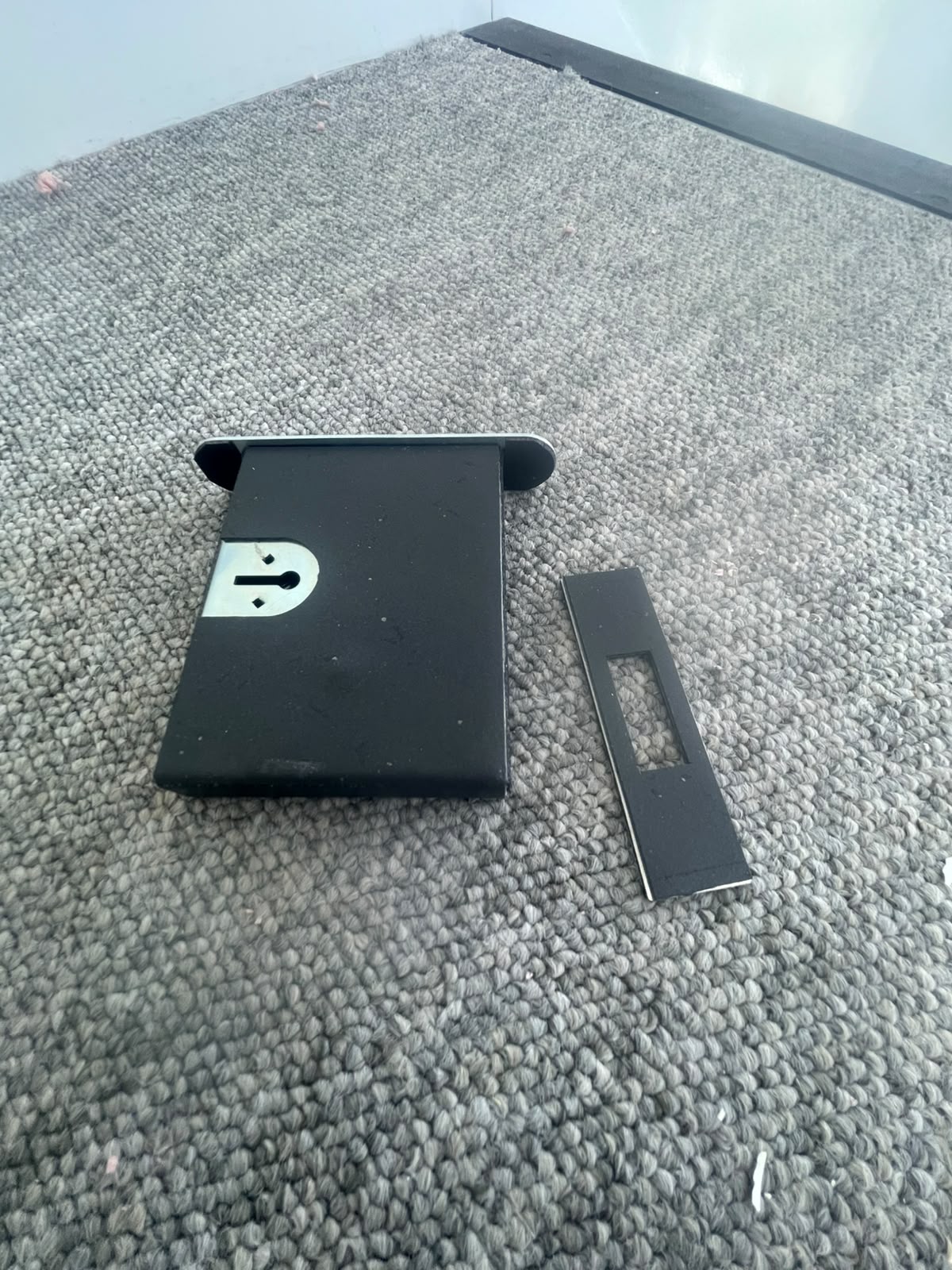 Lock-case and strike-plate protection components, Radcliff Court