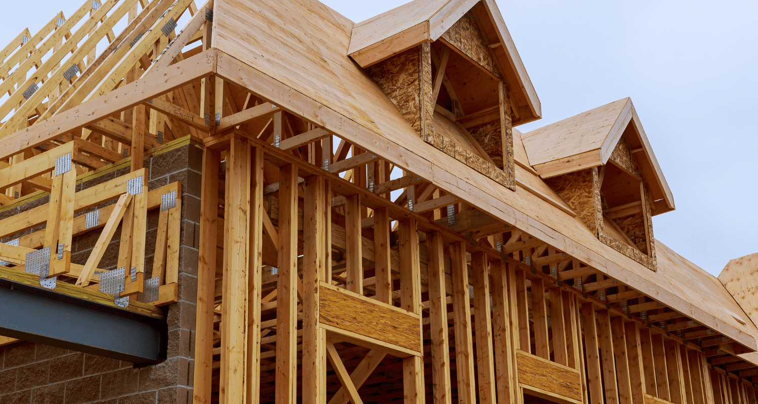 Timber framing and roof construction