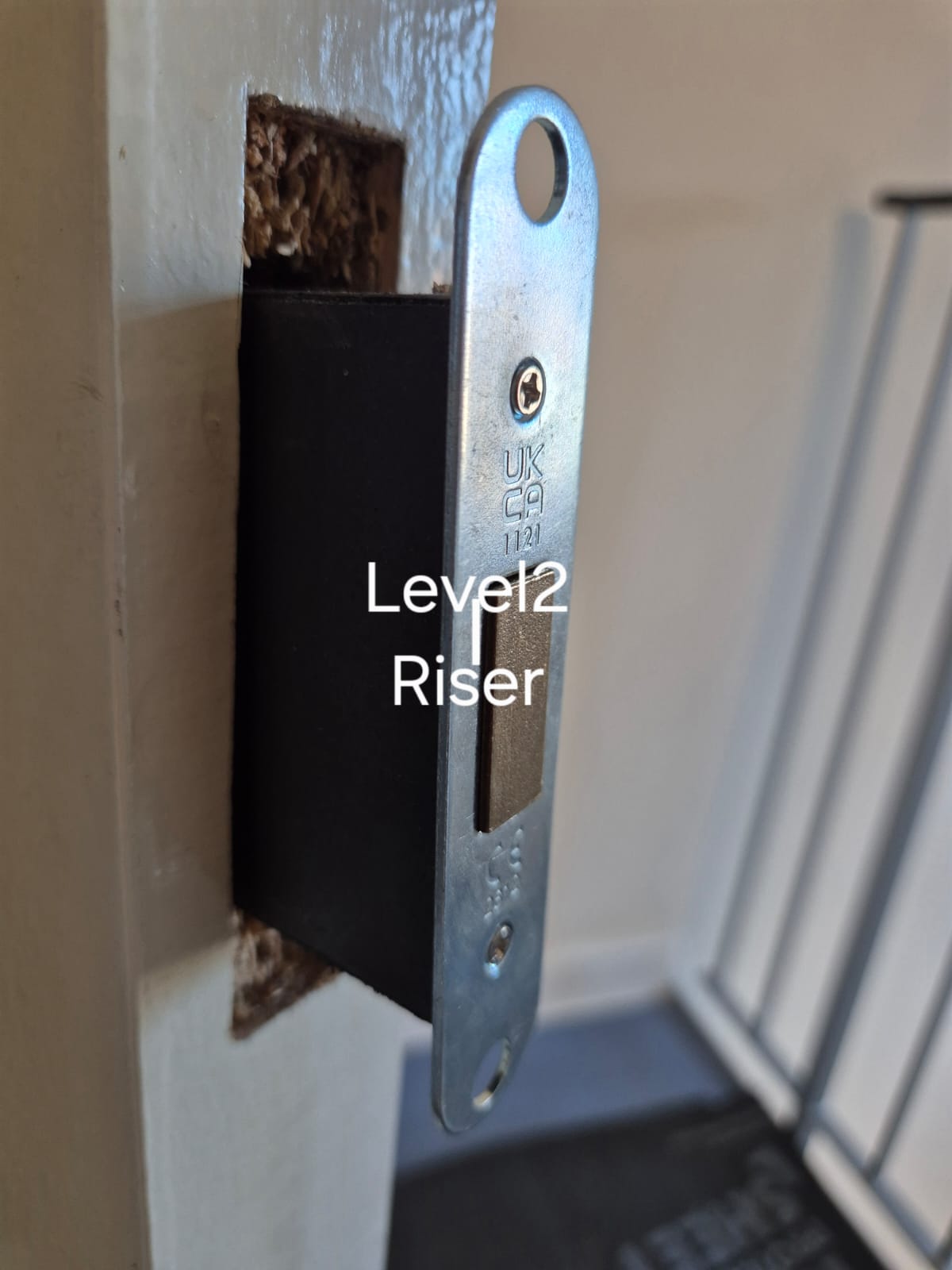 Lock and ironmongery work in progress, Ilsley Court