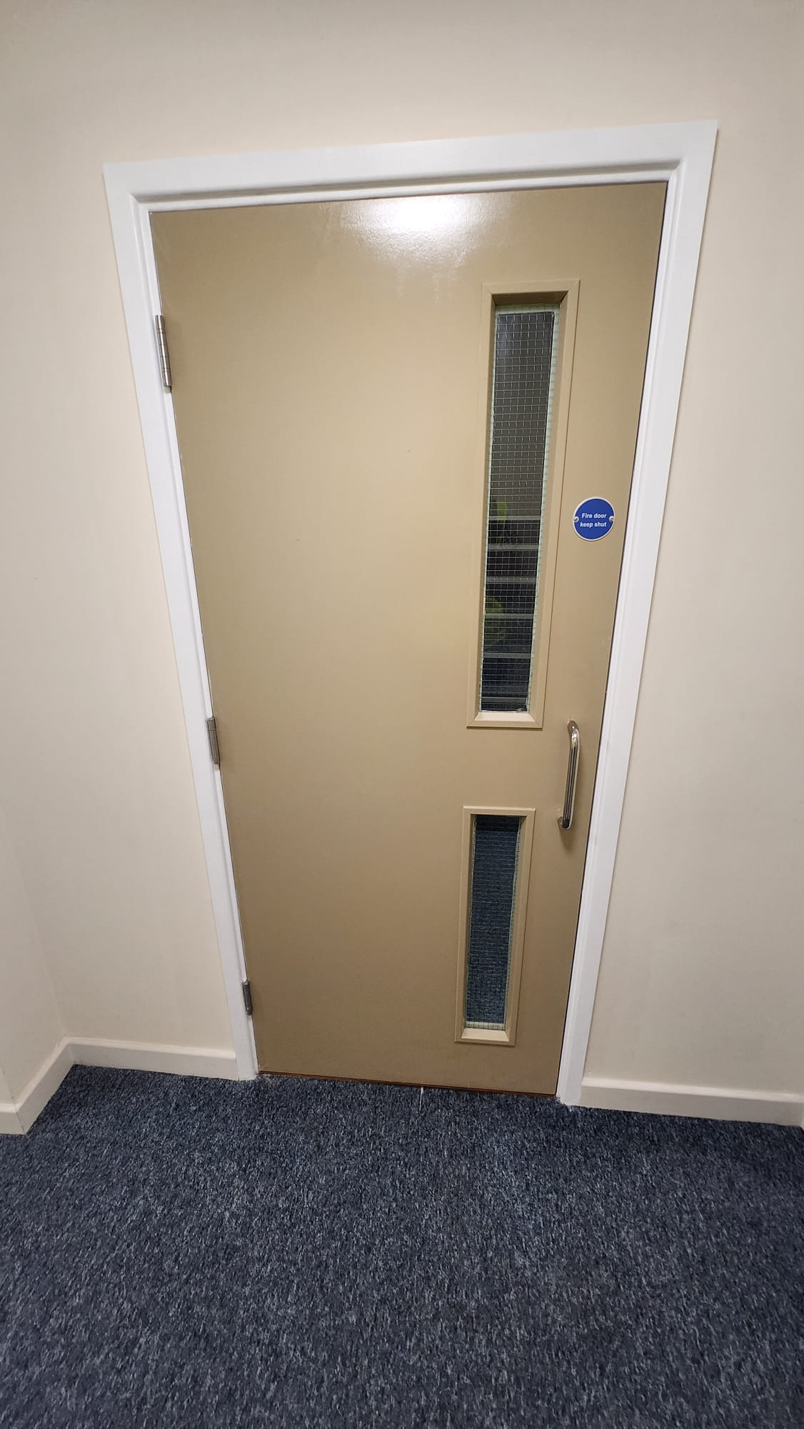 Glazed communal doorset, Wenlock Road