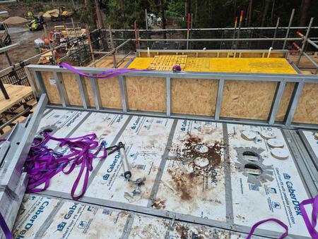 Panel layout within the scaffolded work area, Deepcut UniHouse