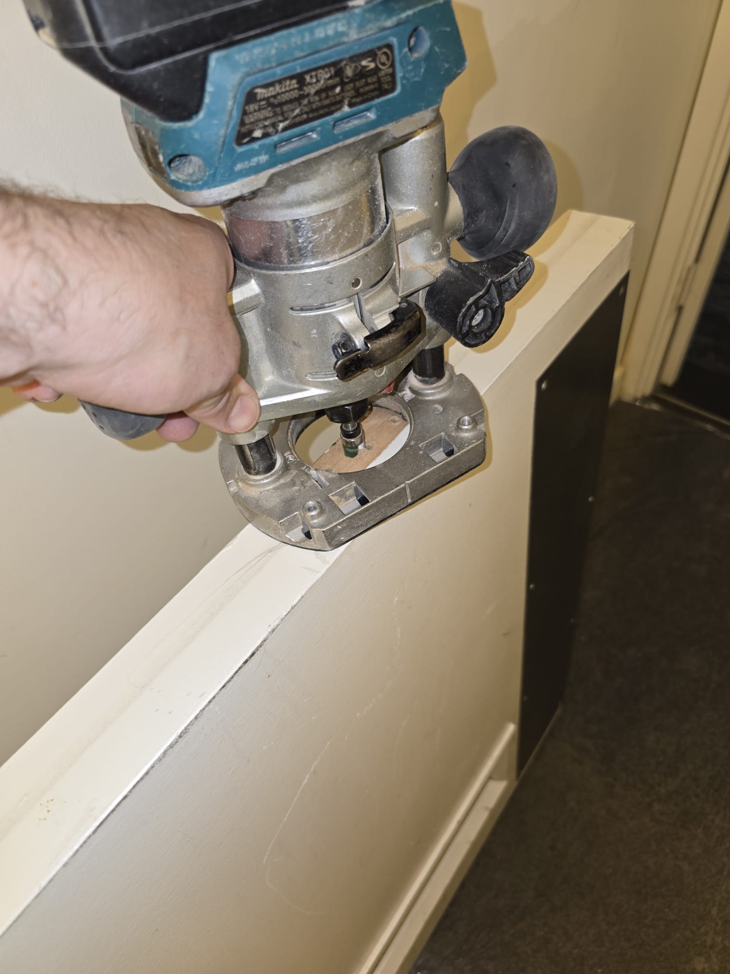 Carpentry preparation during maintenance, Warwick Apartments
