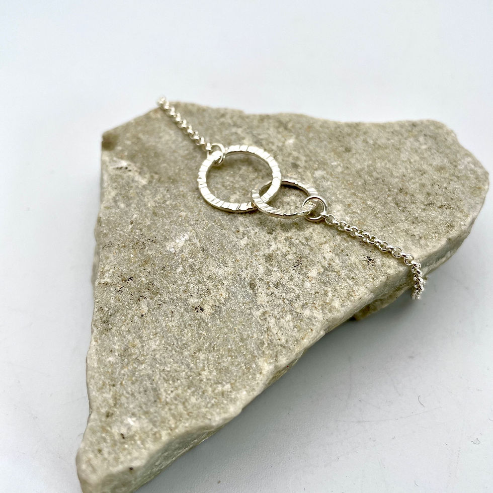 Thumbnail: Handmade “Links” Silver Bracelet