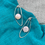 Thumbnail: Handmade Silverand pearl “Quiver” Earrings .