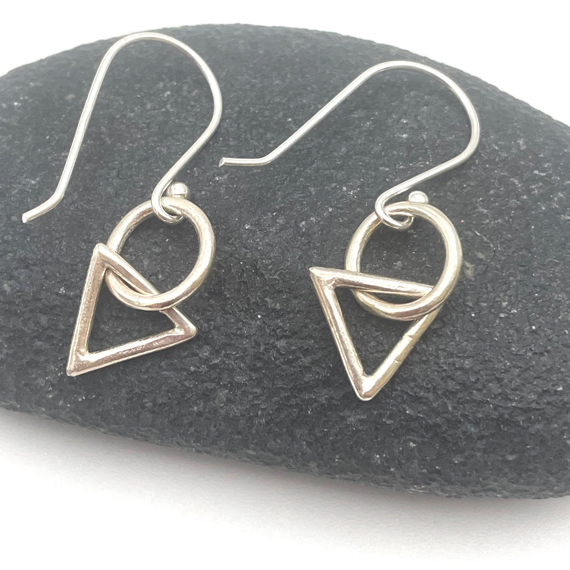 “Entwine in silver” Handmade Sterling Silver Earrings