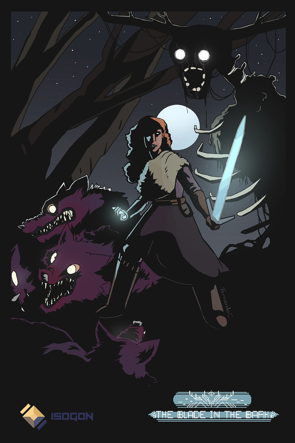 The Blade in the Bark Poster