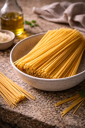 Lange Pasta Spaghetti, von Rummo, Liguori und Luciana Mosconi