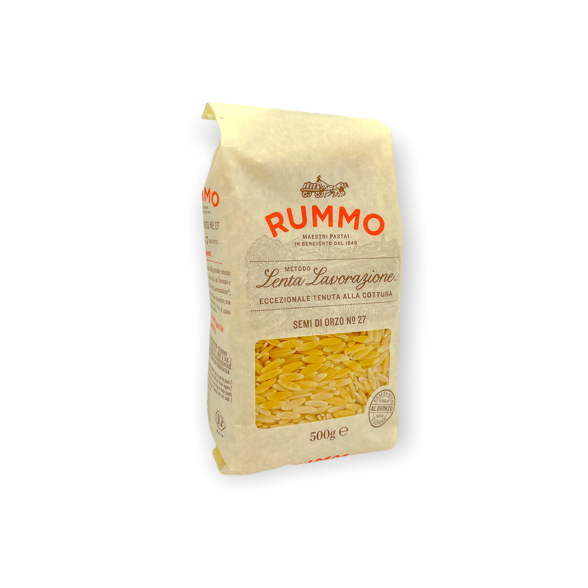 Rummo - Pasta Semi di Orzo No. 27 - 500g - Vorderansicht