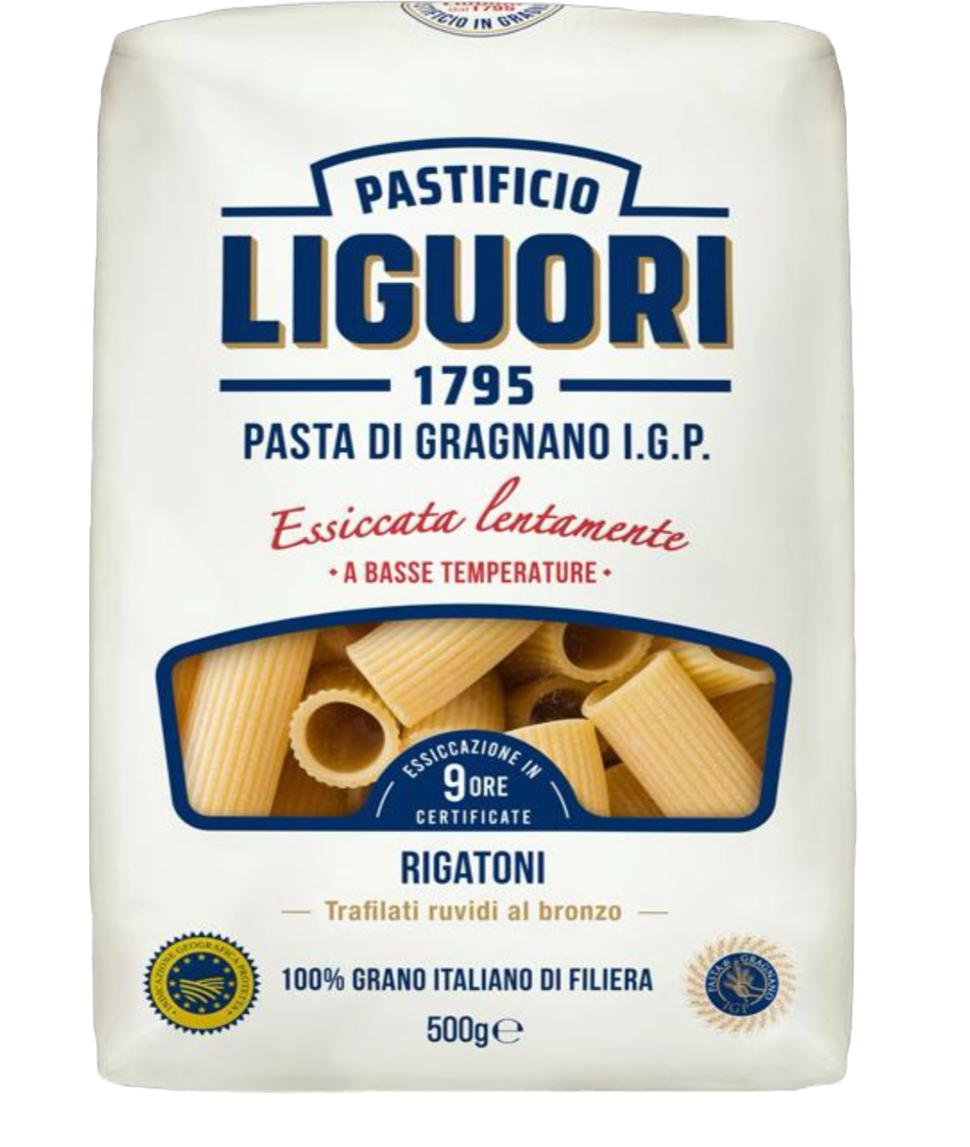 Rigatoni | I.G.P. Gragnano | Pastificio Liguori | 500g
