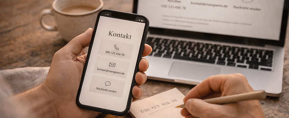 Nimm Kontakt zu uns auf.