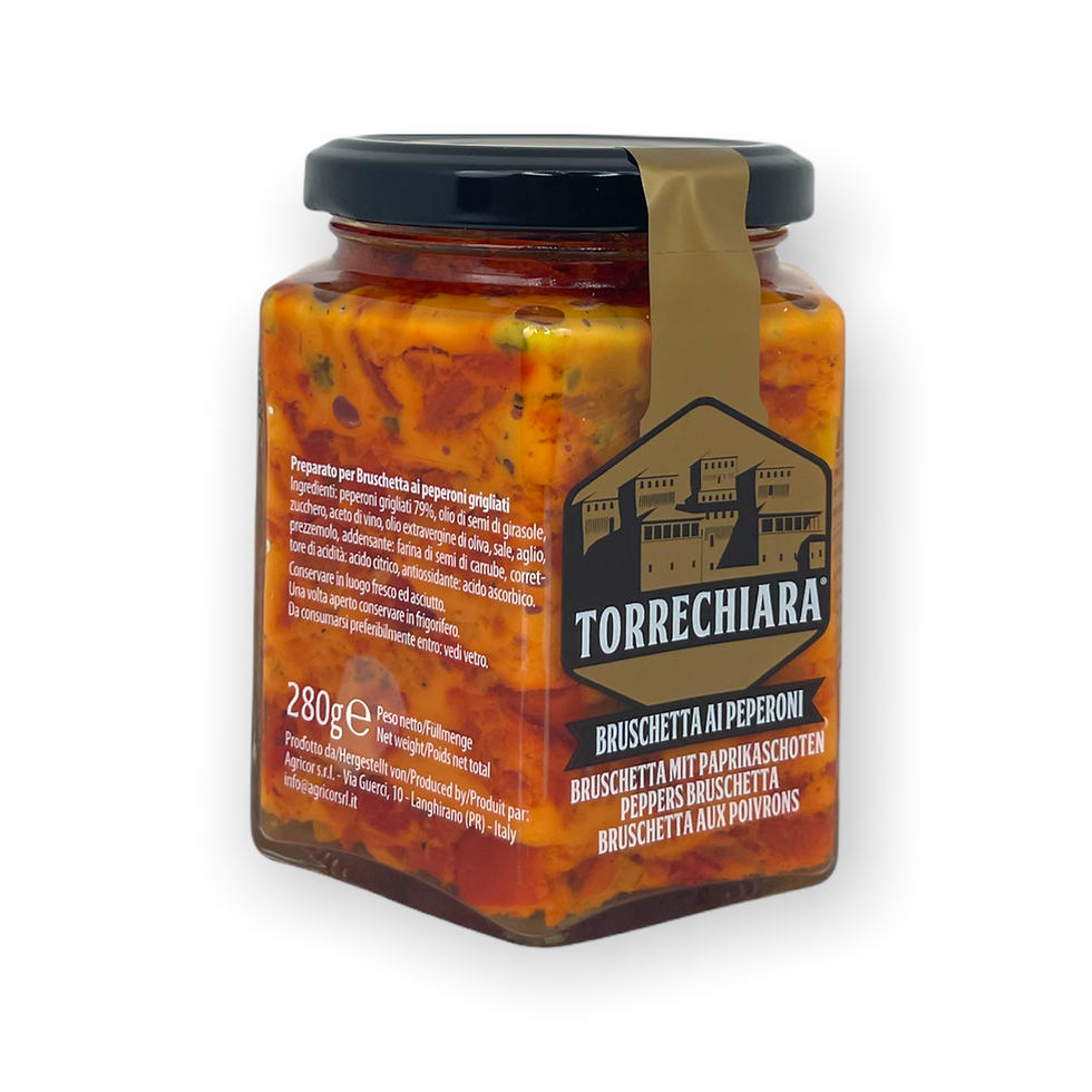 Torechiara - Bruschetta aus Paprika - Vorderansicht