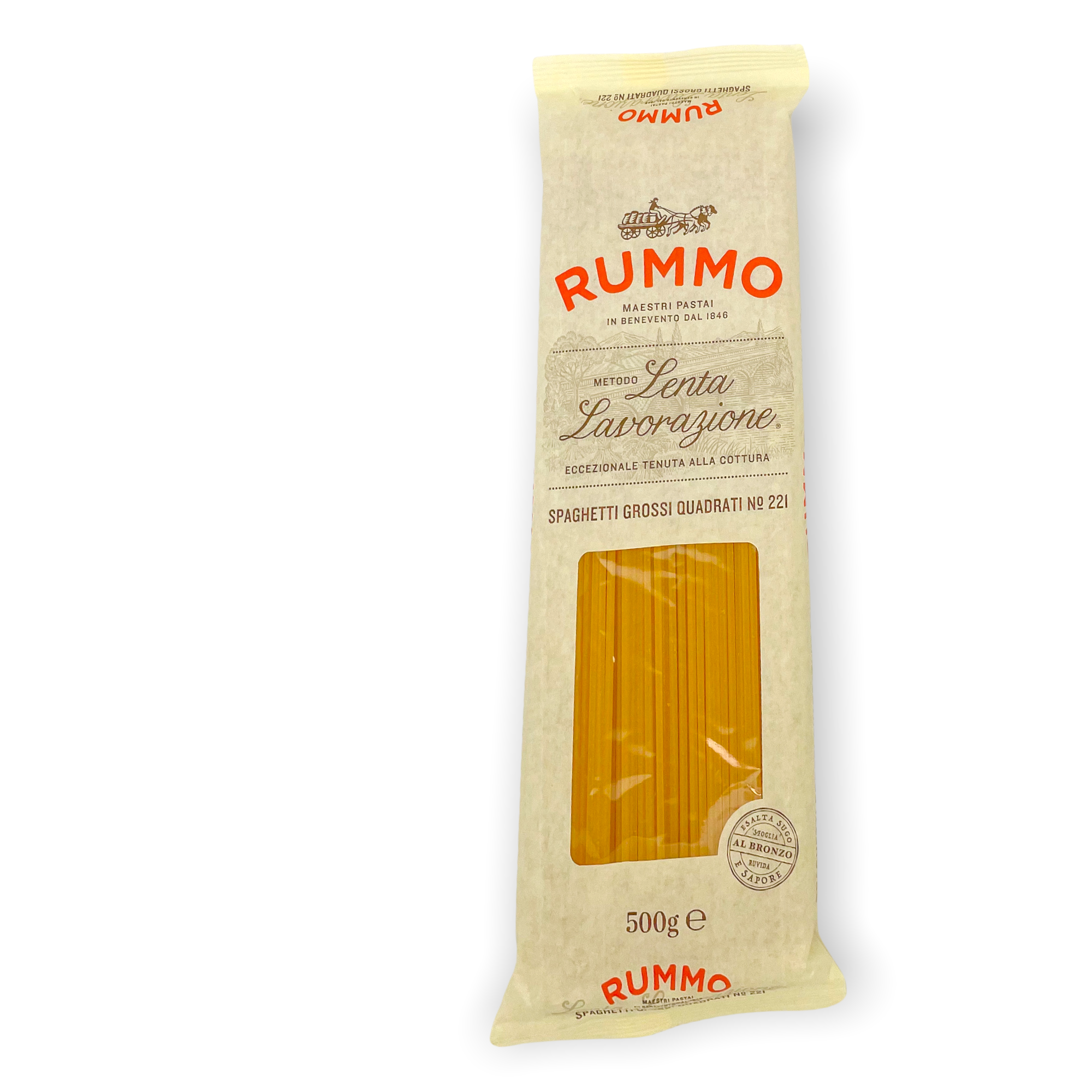 Rummo - Spaghetti Grossi Quadrati No. 221 - 500g - Vorderansicht
