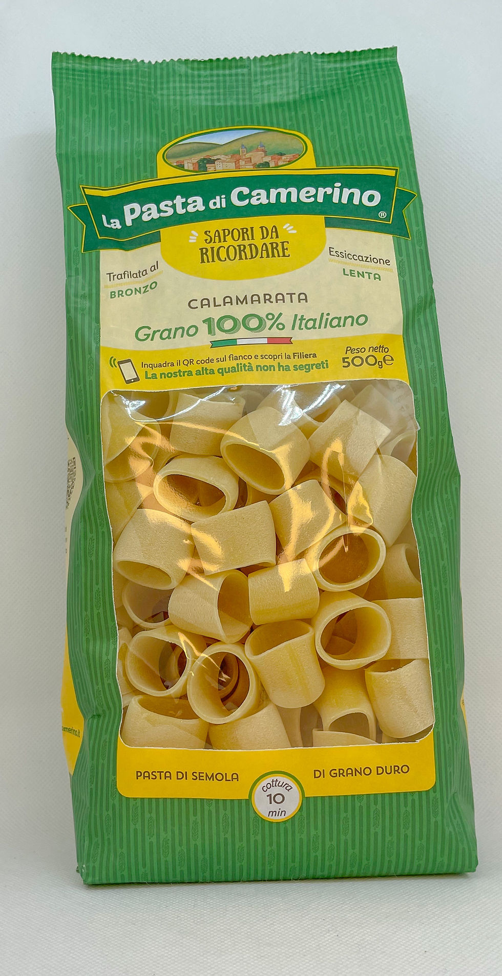 La Pasta di Camerino - Calamarata - 500g - Vorderansicht
