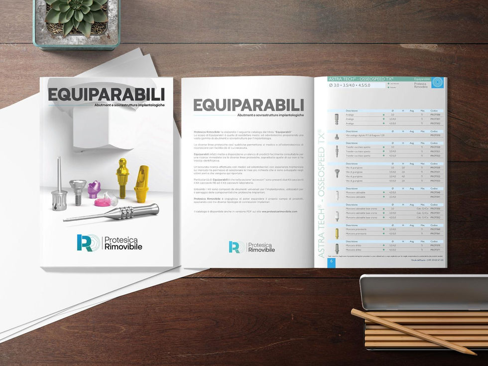 Mockup Depliant Protesica Rimovibile by Anusual Srl