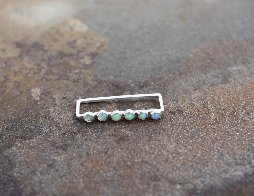 Bit of Nostalgia Upper Ear Cuff - Opal