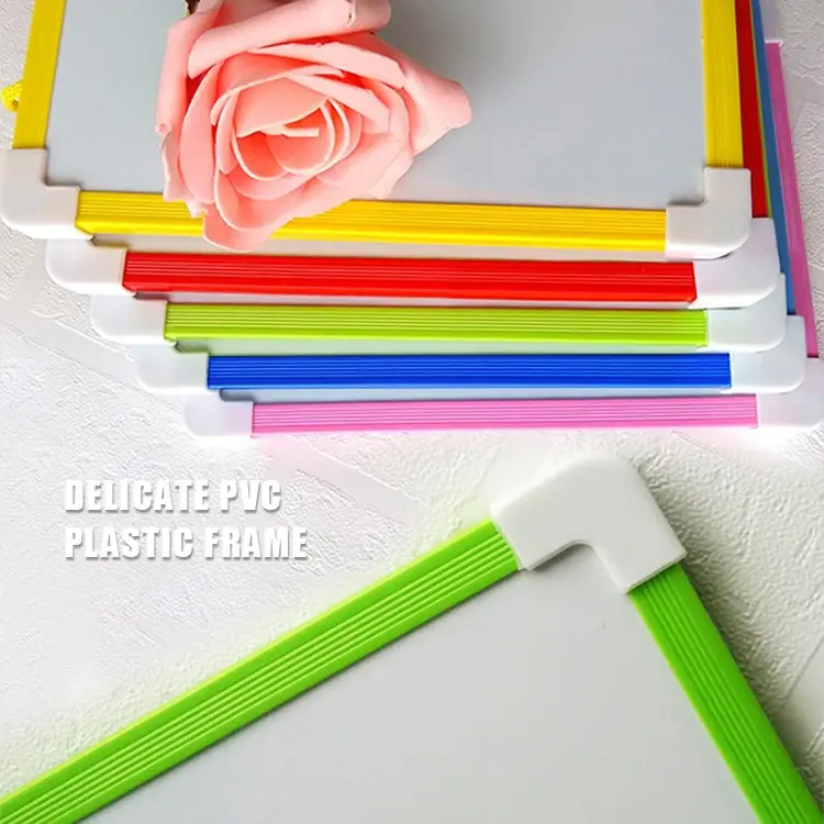 Miniaturbild: Mini Magnetic Whiteboard 20.5×15.5cm with Pen – 5 Colors Kids Drawing Board