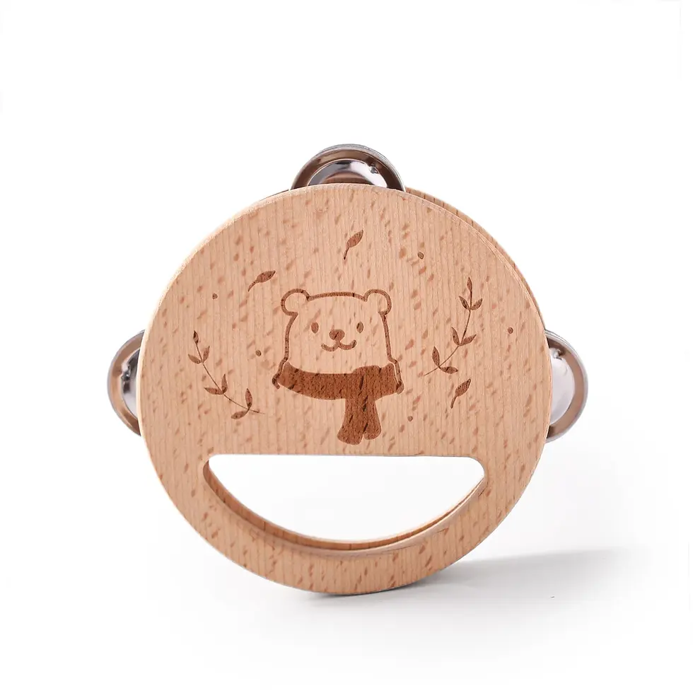 Miniatura: Juguetes Montessori para bebés, instrumentos musicales para bebés de 0 a 3 años.