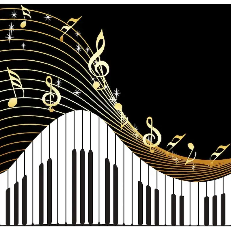 Прев'ю: 5D DIY Diamond Painting Kit – Bird & Piano Music Theme, Full Drill Embroidery