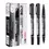 Miniatura: 9pcs Permanent Paint Marker Pens – Oily, Waterproof, Black, Dual-Side Writing
