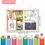 Miniaturbild: 30x40cm Whiteboard & Cork Board Combo with Accessories – Message & Drawing Board