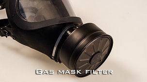 Gas mask canister