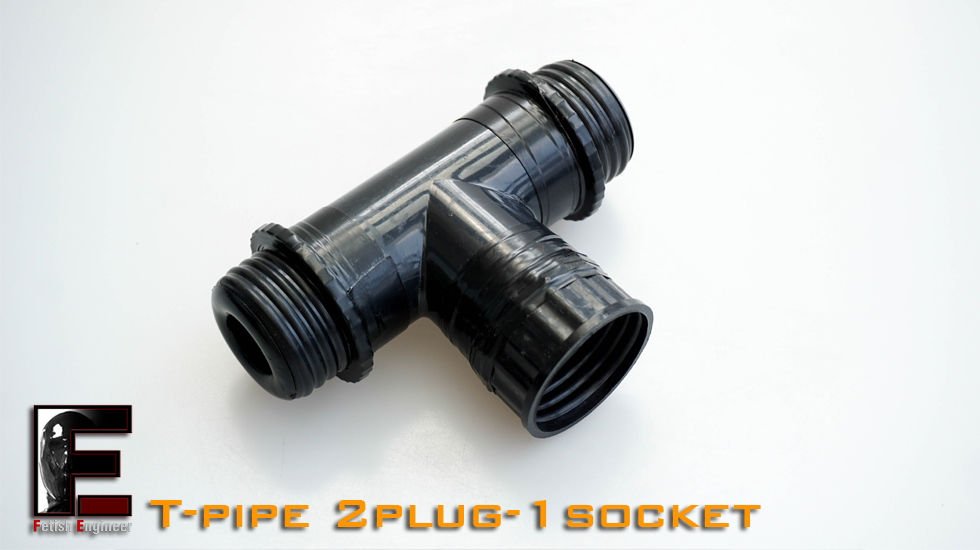 Thumbnail: Gas mask PVC Tee Adapter (2plug 1socket)