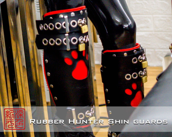 サムネイル： Rubber hunter shin guards