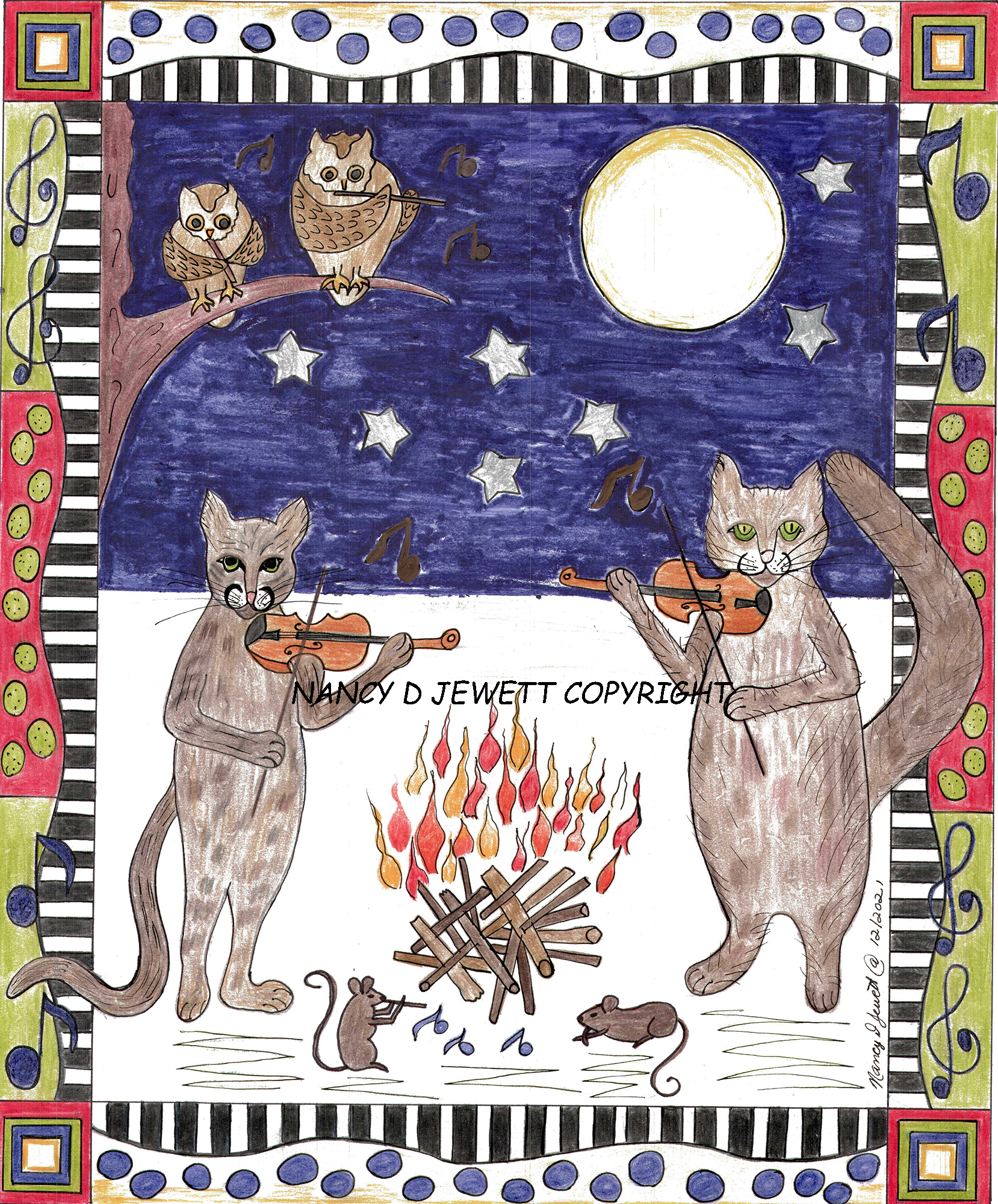 Fiddling The Night Away